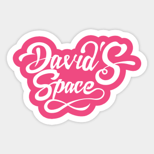 David's Space Sticker